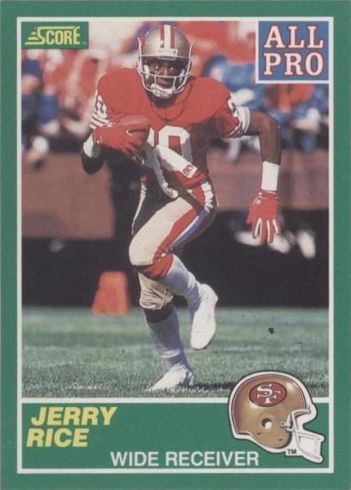 Partitura Jerry Rice #292 1989