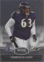 2010 Bowman Sterling Terrence Cody #11