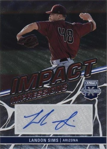 2023 Panini Elite Extra Edition - Landon Sims #II-LSM