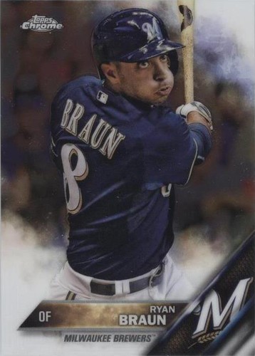 2016 Topps Chrome - Ryan Braun #165