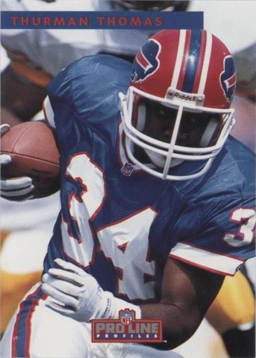 1992 Pro Line Profiles Thurman Thomas #28