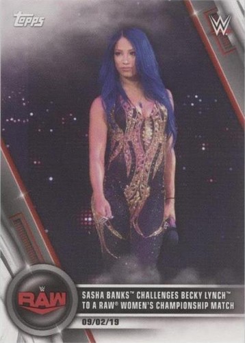 2020 Topps WWE Women's Division - Becky Lynch Sasha Banks #75