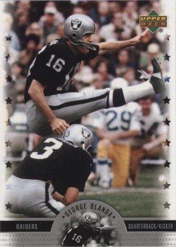 2005 Upper Deck NFL Legends George Blanda #44