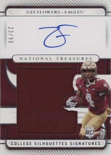 2023 Panini National Treasures Collegiate Zay Flowers #CSS-ZF
