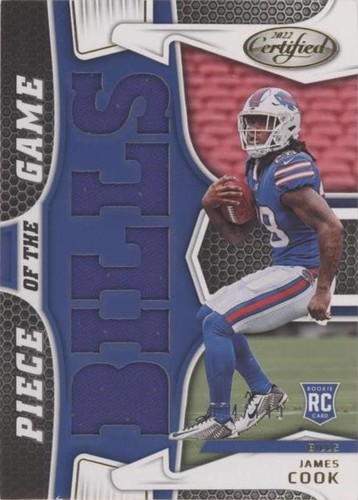 2022 Panini Certified James Cook #PG-JC