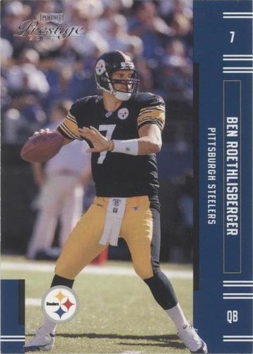 2005 Playoff Prestige Ben Roethlisberger #112