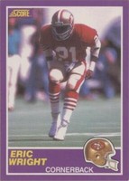 1989 Score Supplemental Eric Wright #377S