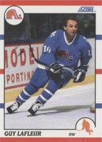 1990-91 Score - Guy Lafleur #290