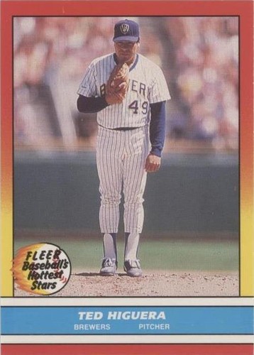 1988 Fleer Baseball's Hottest Stars - Teddy Higuera #20
