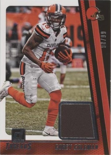 2018 Panini Donruss Corey Coleman #DT-CC