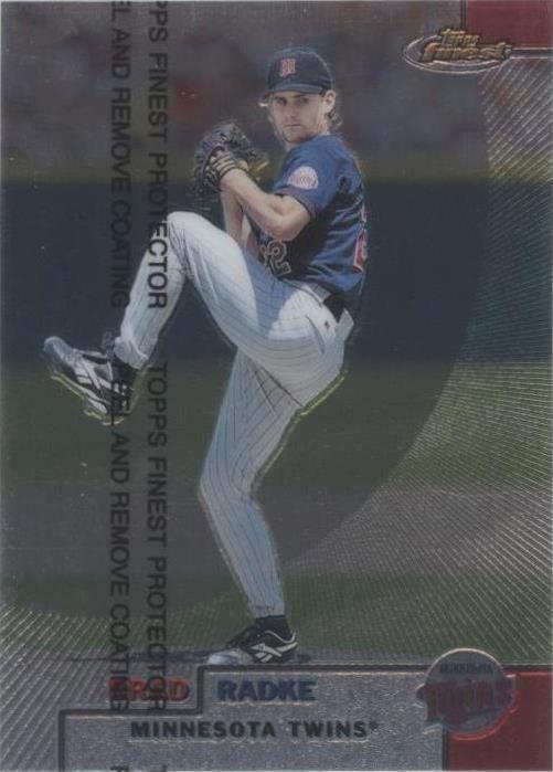 1999 Topps Finest - Brad Radke #37