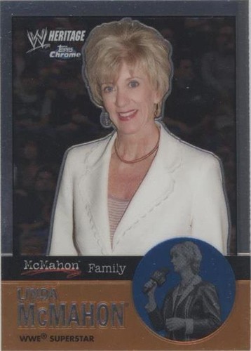 2007 Topps Heritage WWE Chrome Heritage II - Linda Mcmahon #57