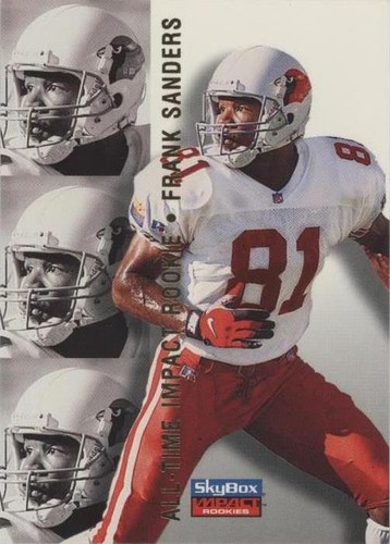 1996 Skybox Impact Rookies Frank Sanders #104