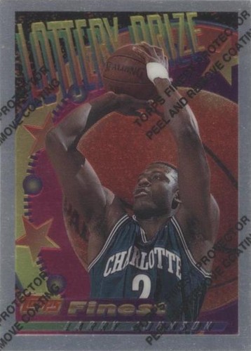 1994-95 Topps Finest - Larry Johnson #LP 11