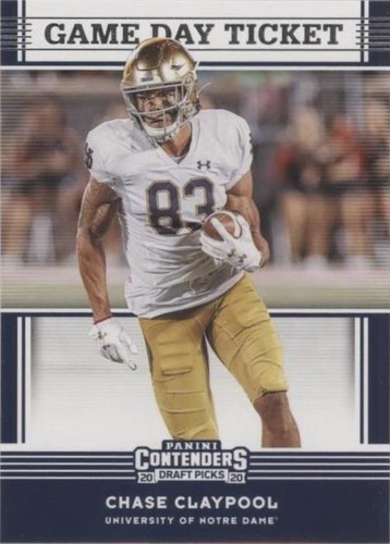 2020 Panini Contenders Draft Picks Chase Claypool #36