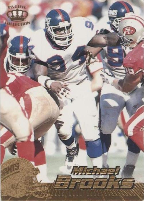 1996 Pacific Crown Collection Michael Brooks #297