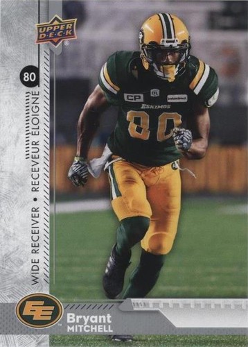 2018 Upper Deck CFL Bryant Mitchell #29