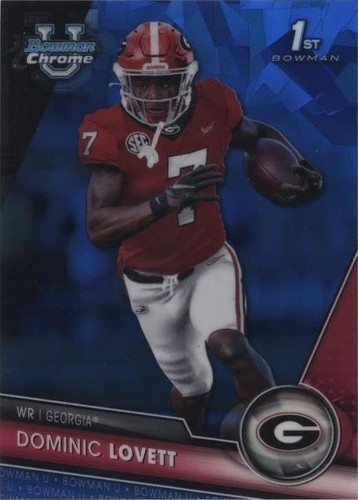 2023 Bowman University Chrome Sapphire Edition Dominic Lovett #64