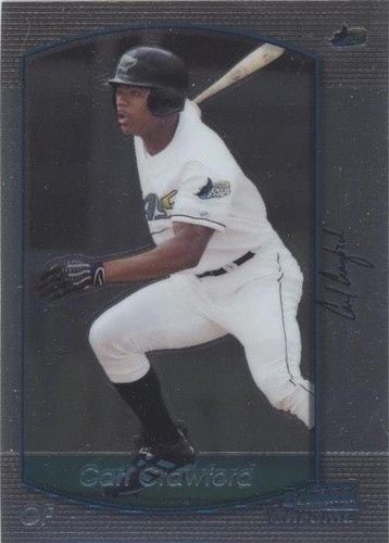 2000 Bowman Chrome - Carl Crawford #199