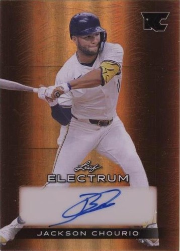 2024 Leaf Electrum - Jackson Chourio #BA-JC2