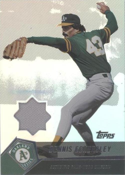 2004 Topps Clubhouse Collection - Dennis Eckersley #DE