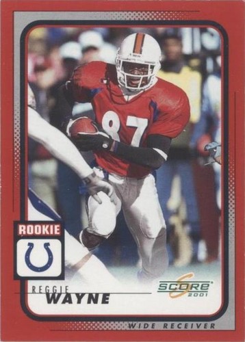 2001 Score Reggie Wayne #301