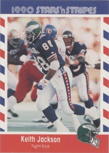 1990 Fleer Stars 'n Stripes Keith Jackson #75