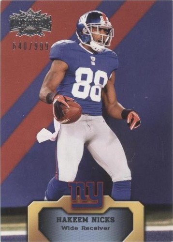2011 Topps Triple Threads Hakeem Nicks #13