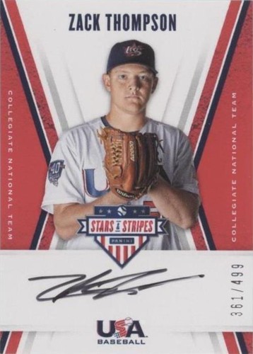 2019 Panini USA Baseball Stars & Stripes - Zack Thompson #CNT ZT