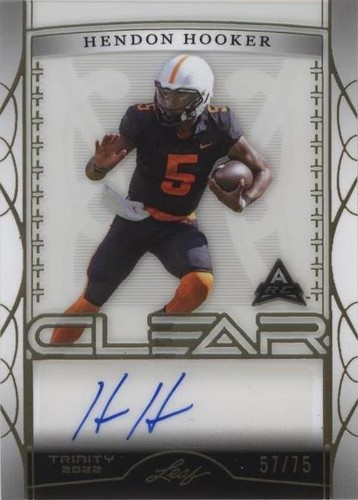 2022 Leaf Trinity Hendon Hooker #CA-HH1