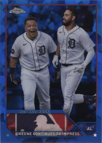 2023 Topps Chrome Sapphire Edition - Miguel Cabrera Riley Greene #210