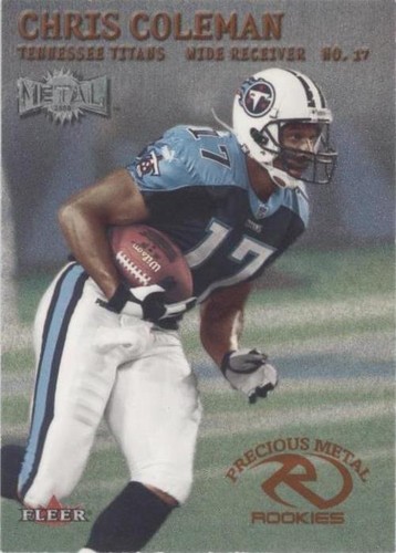 2000 Fleer Metal Chris Coleman #249