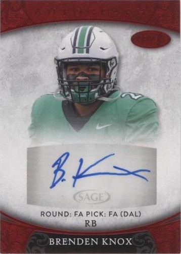 2021 Sage Aspire Brenden Knox #ASP-63