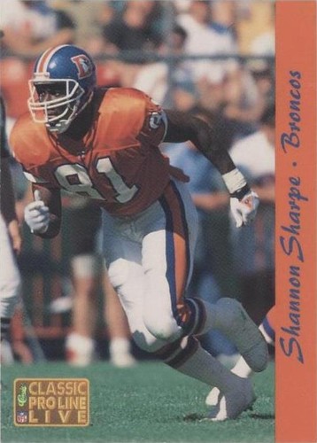 1993 Classic Pro Line Live Shannon Sharpe #72