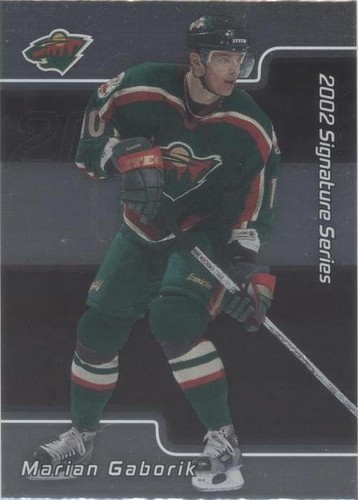 2001-02 In the Game Be A Player Signature Series - Marian Gaborik #084