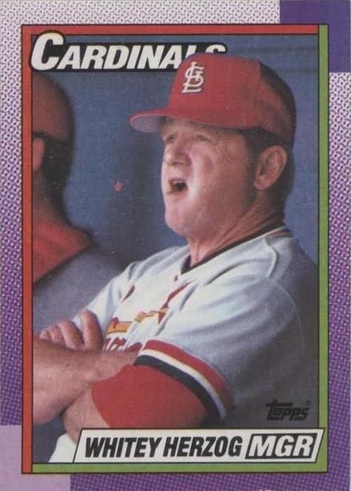 1990 Topps - Whitey Herzog #261