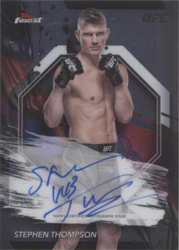2024 Topps Finest UFC - Stephen Thompson #FA-STN