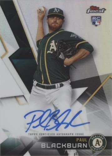 2018 Topps Finest - Paul Blackburn #FA-PBL