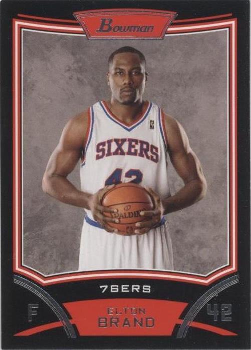 2008-09 Bowman Draft Picks & Stars - Elton Brand #12