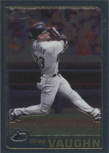 2001 Topps Chrome - Greg Vaughn #182
