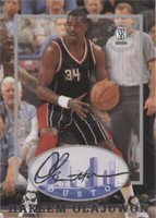 1997-98 Score Board Autographed Collection - Hakeem Olajuwon #20