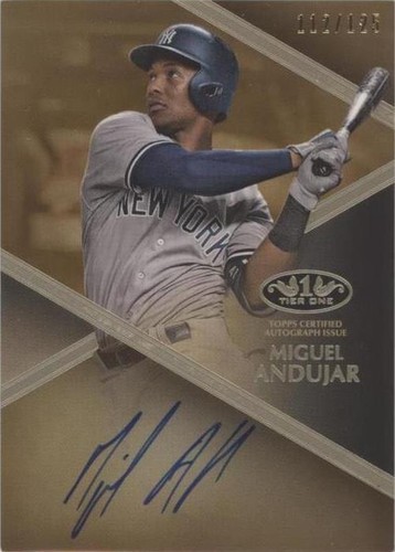 2019 Topps Tier One - Miguel Andujar #T1A-MA