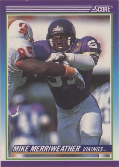 1990 Score Mike Merriweather #480