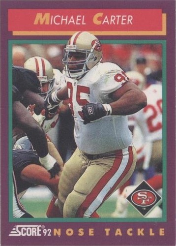 1992 Score Michael Carter #126