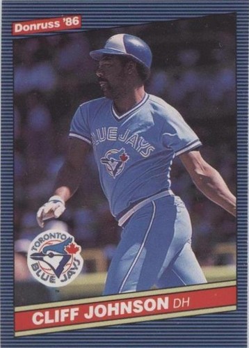 1986 Donruss - Cliff Johnson #639