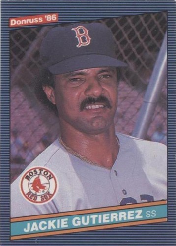 1986 Donruss - Jackie Gutierrez #335