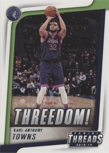 2018-19 Panini Threads - Karl-Anthony Towns #7