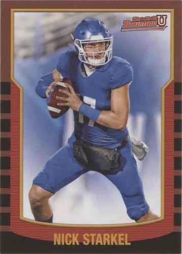 2021-22 Bowman University Nick Starkel #2KB-20