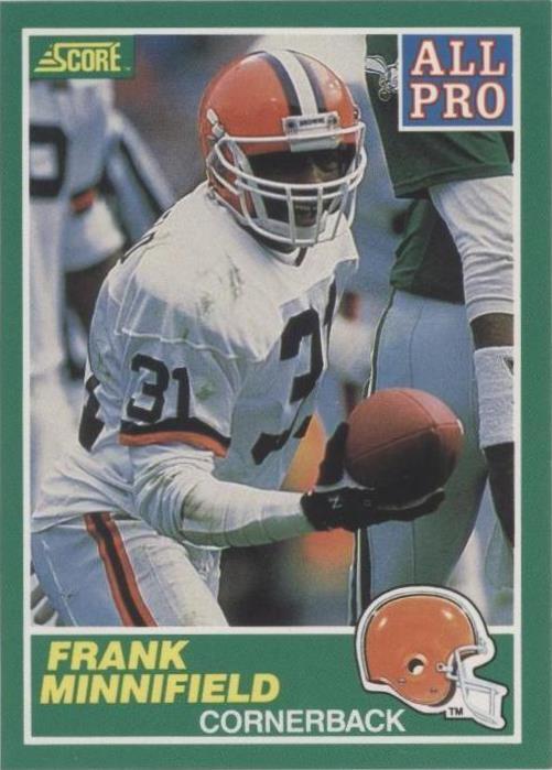 1989 Score Frank Minnifield #285