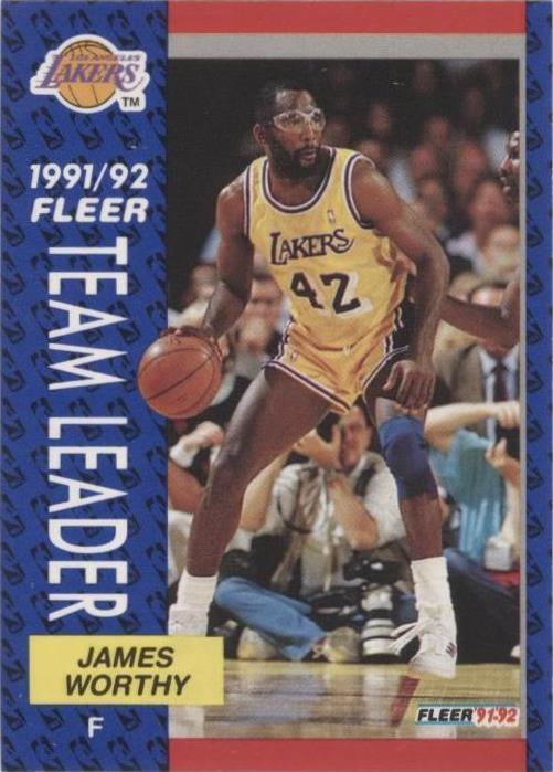 Fleer 1991-92 - James Worthy #384